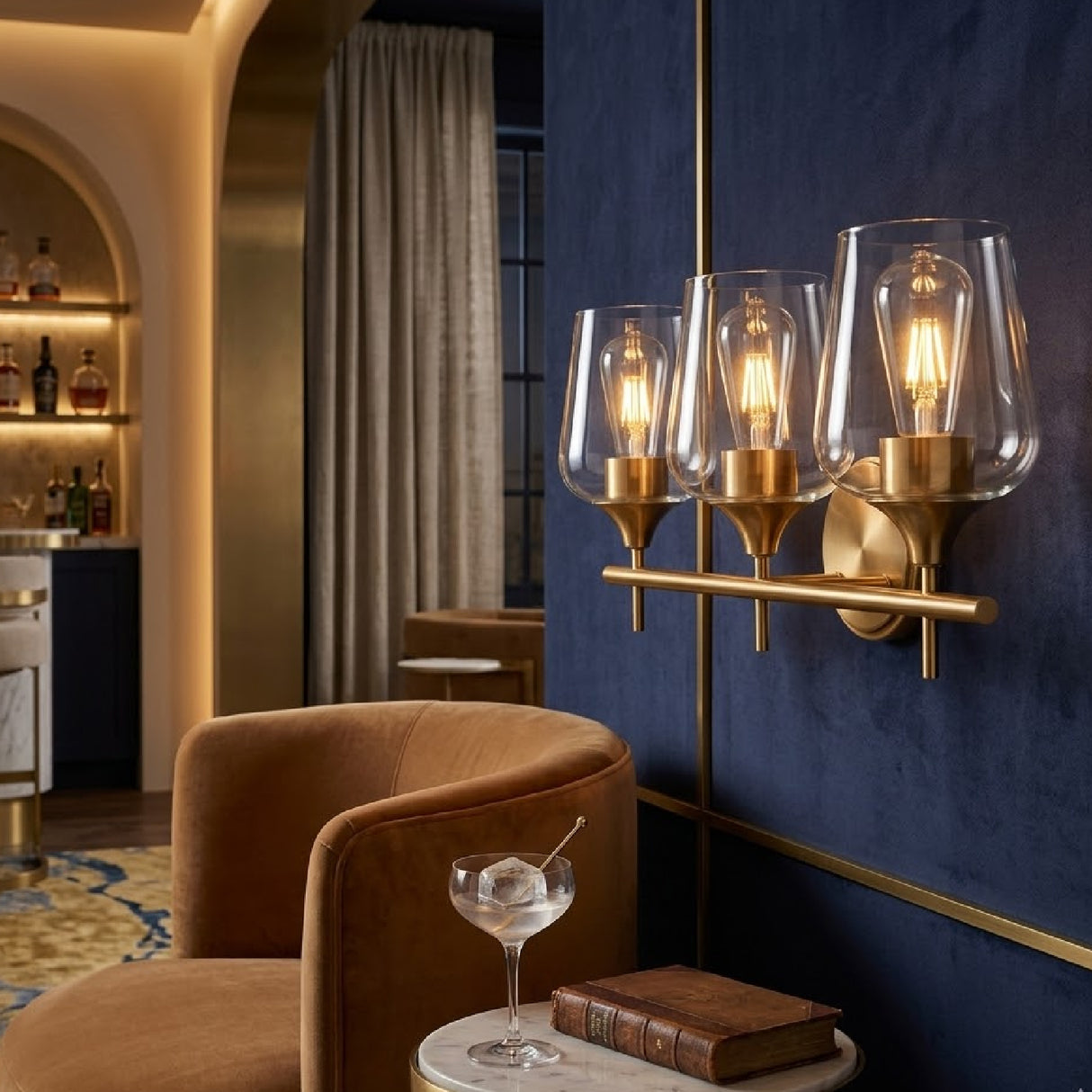 Modern European furniture - Glass Shade Wall Lamp - www.oroa.com | Oroa.com
