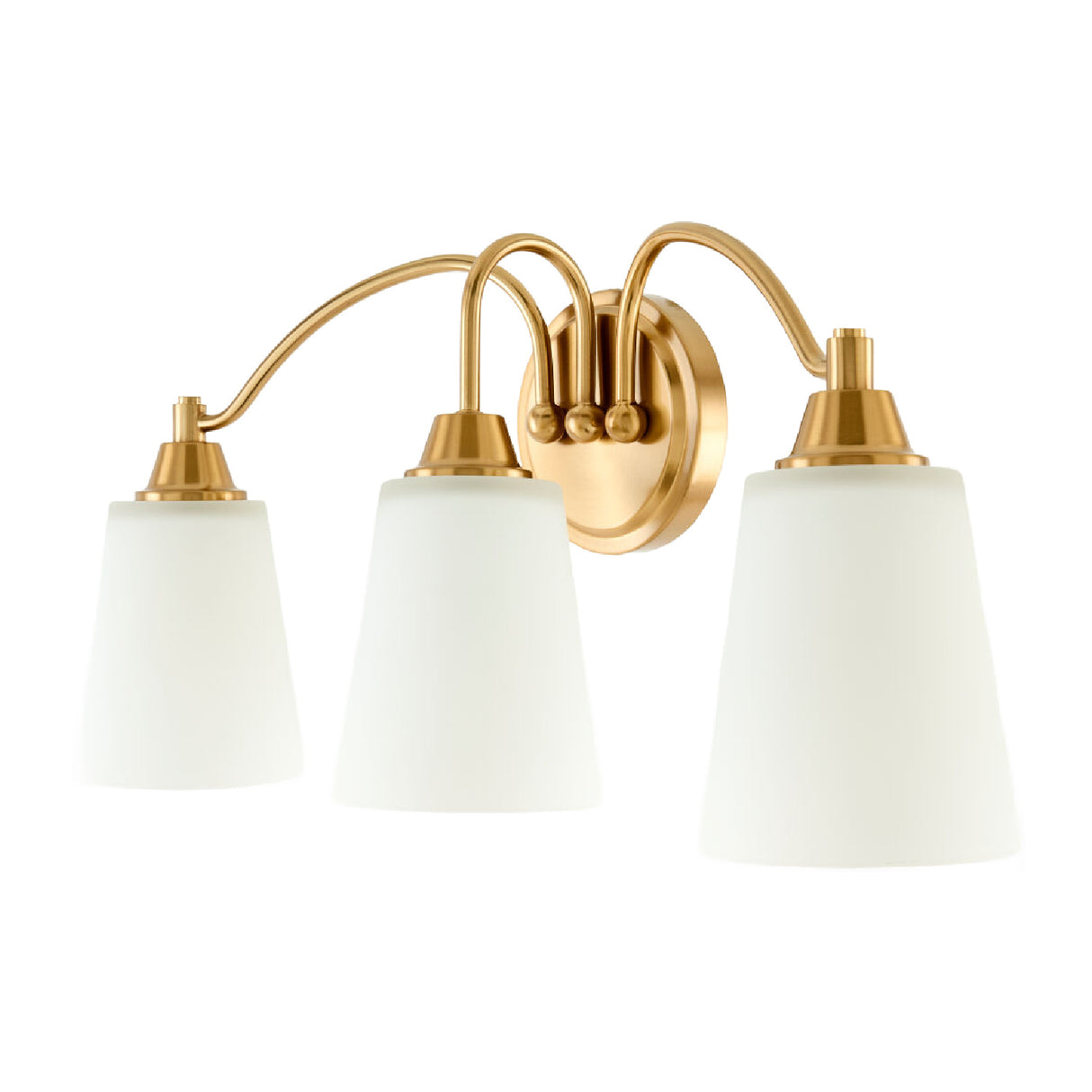 Modern European furniture - Glass Shades 3-Light Wall Lamp - www.oroa.com | Oroa.com