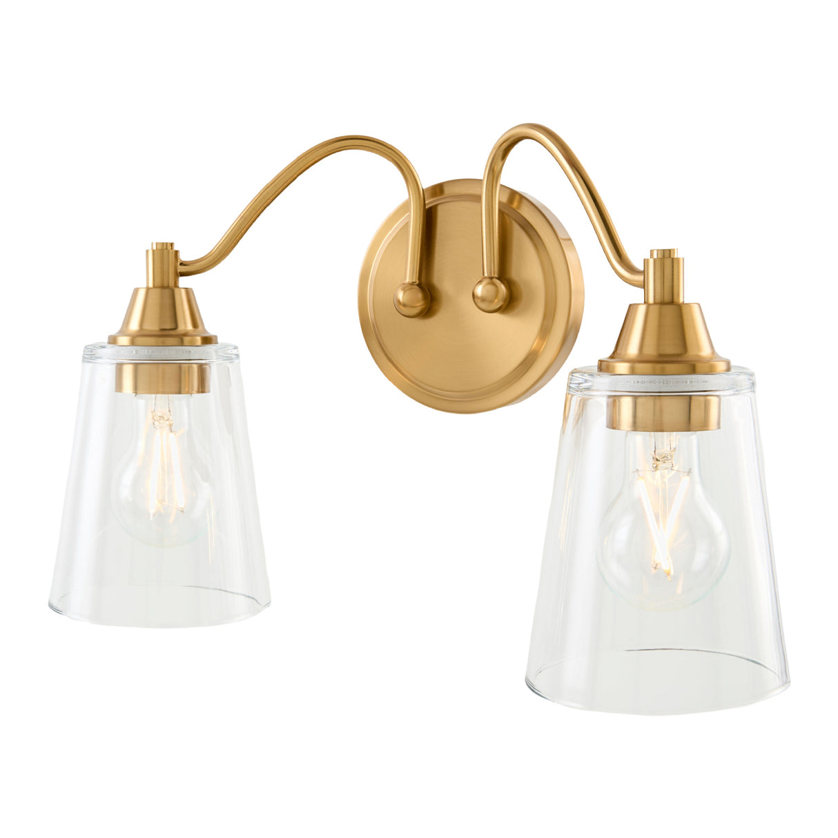 Modern European furniture - Glass Shades 2-Light Wall Lamp - www.oroa.com | Oroa.com