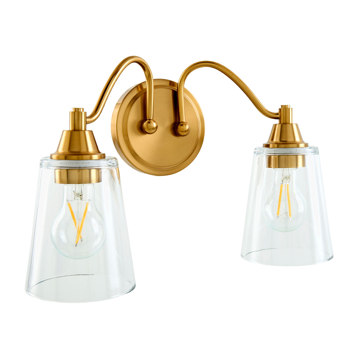 Modern European furniture - Glass Shades 2-Light Wall Lamp - www.oroa.com | Oroa.com