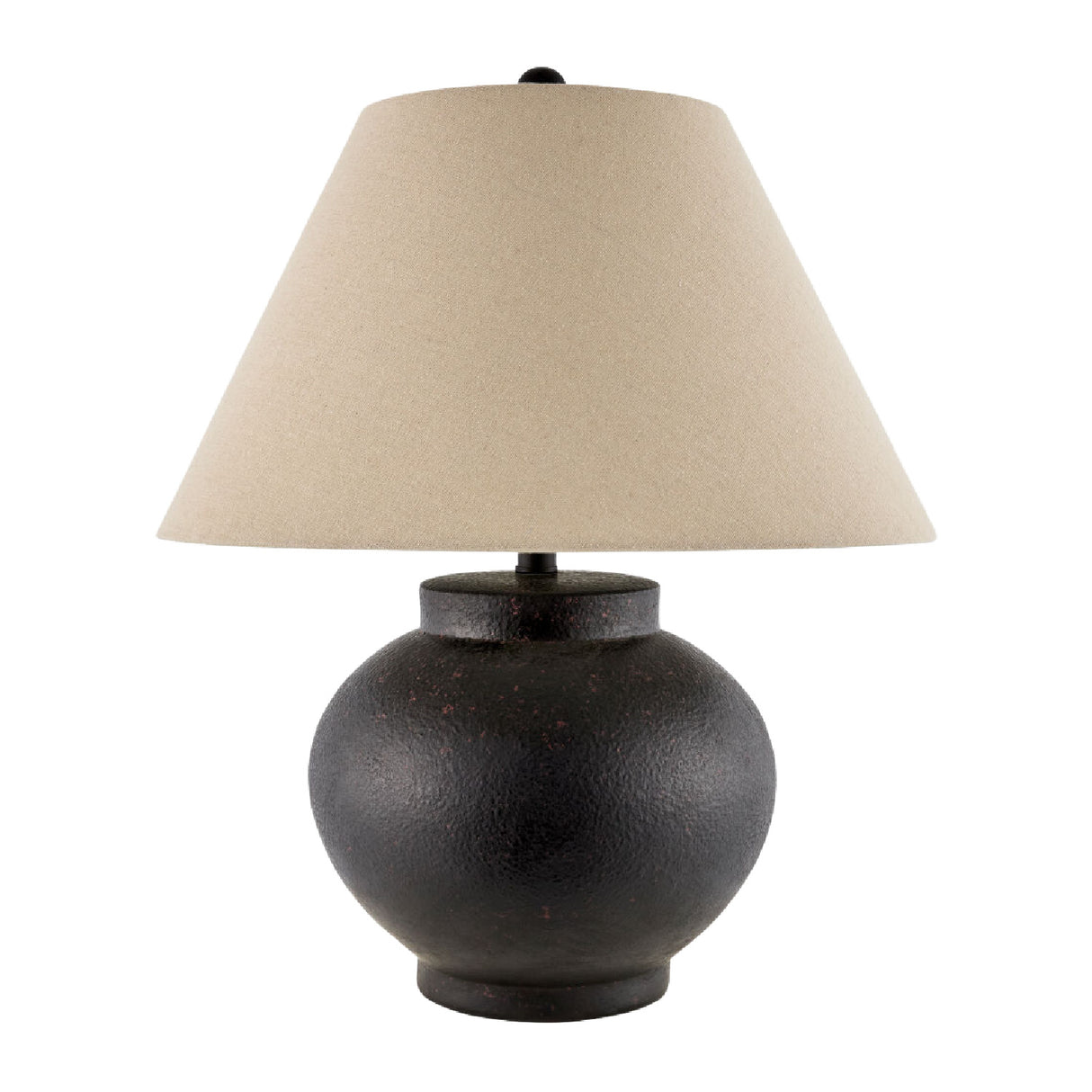 Modern European furniture - Ceramic Beige Linen Table Lamp - www.oroa.com | Oroa.com