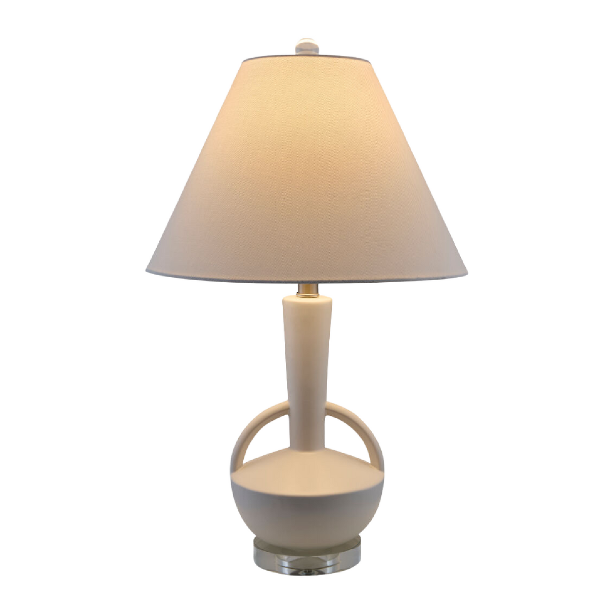 Modern European furniture - Empire Linen Ceramic Table Lamp - www.oroa.com | Oroa.com