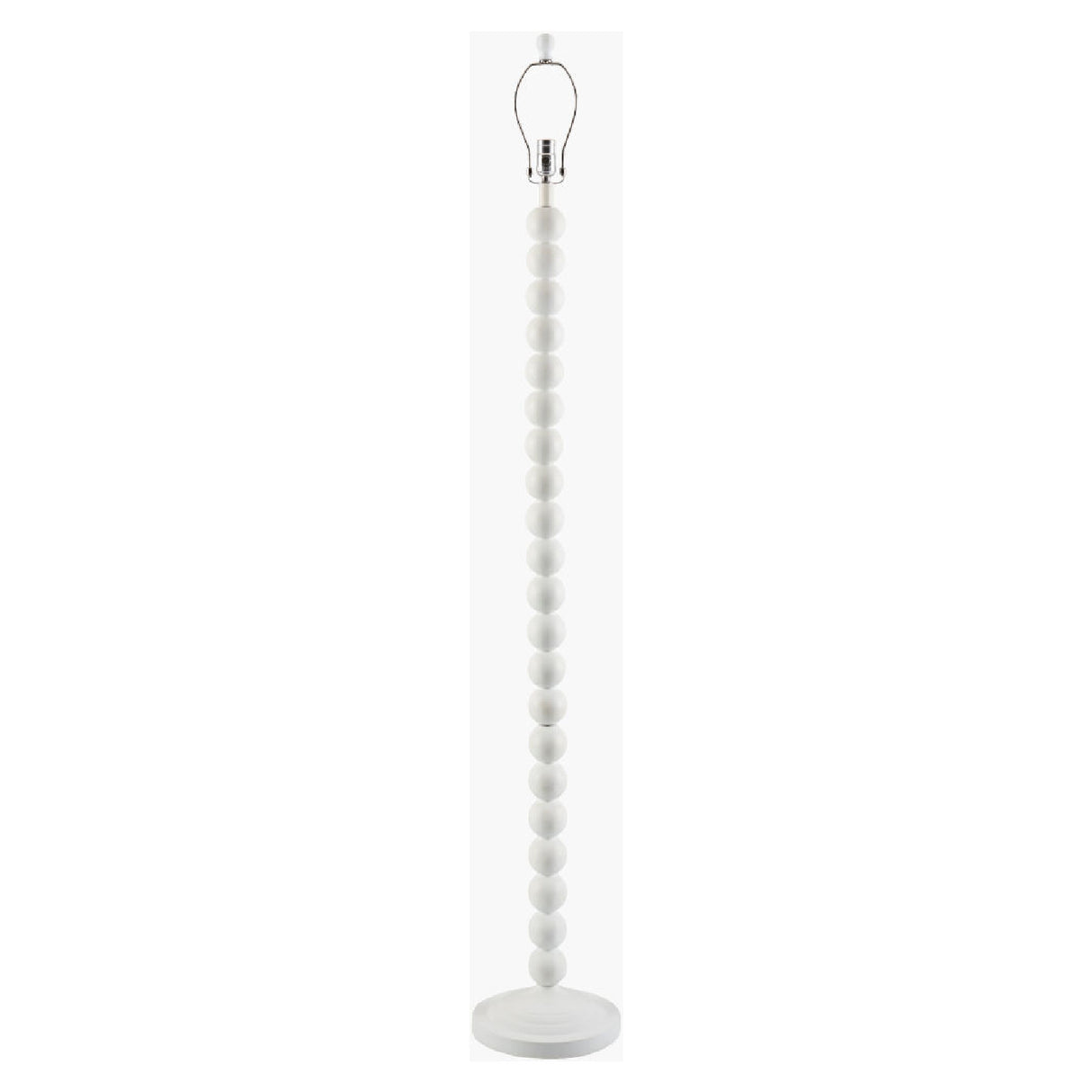 Modern European furniture - Painted White Accent Floor Lamp - www.oroa.com | Oroa.com