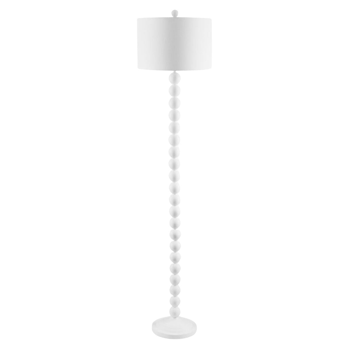 Modern European furniture - Painted White Accent Floor Lamp - www.oroa.com | Oroa.com