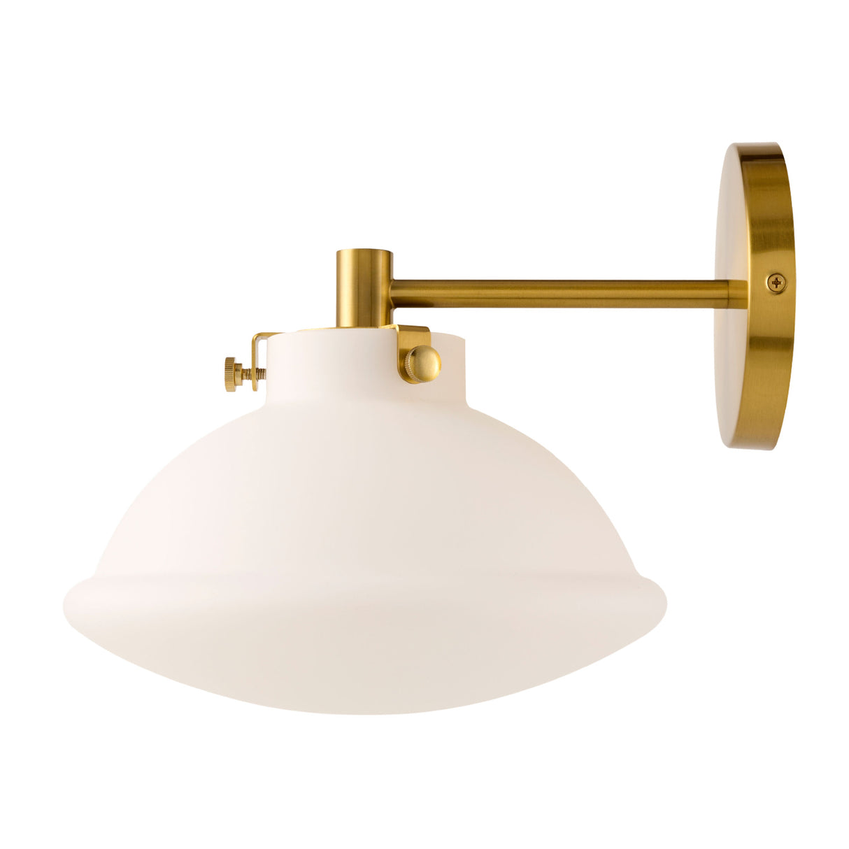 Modern European furniture - White Glass Dome Wall Lamp - www.oroa.com | Oroa.com