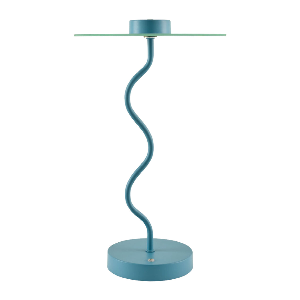 Modern European furniture - Blue Wavy Accent Table Lamp - www.oroa.com | Oroa.com
