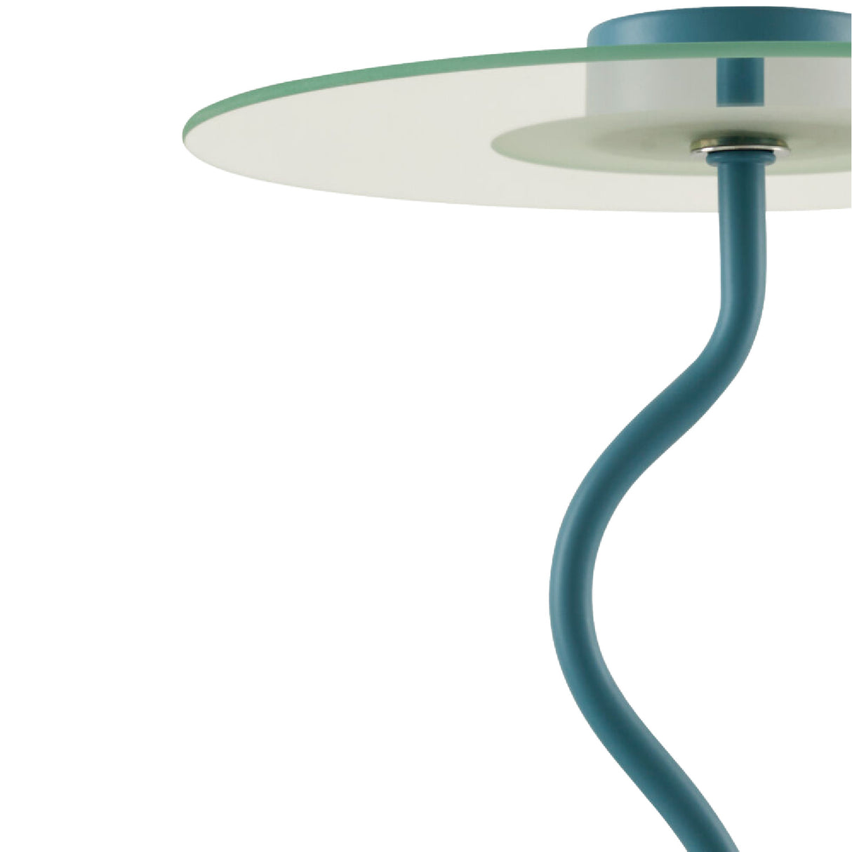 Modern European furniture - Blue Wavy Accent Table Lamp - www.oroa.com | Oroa.com