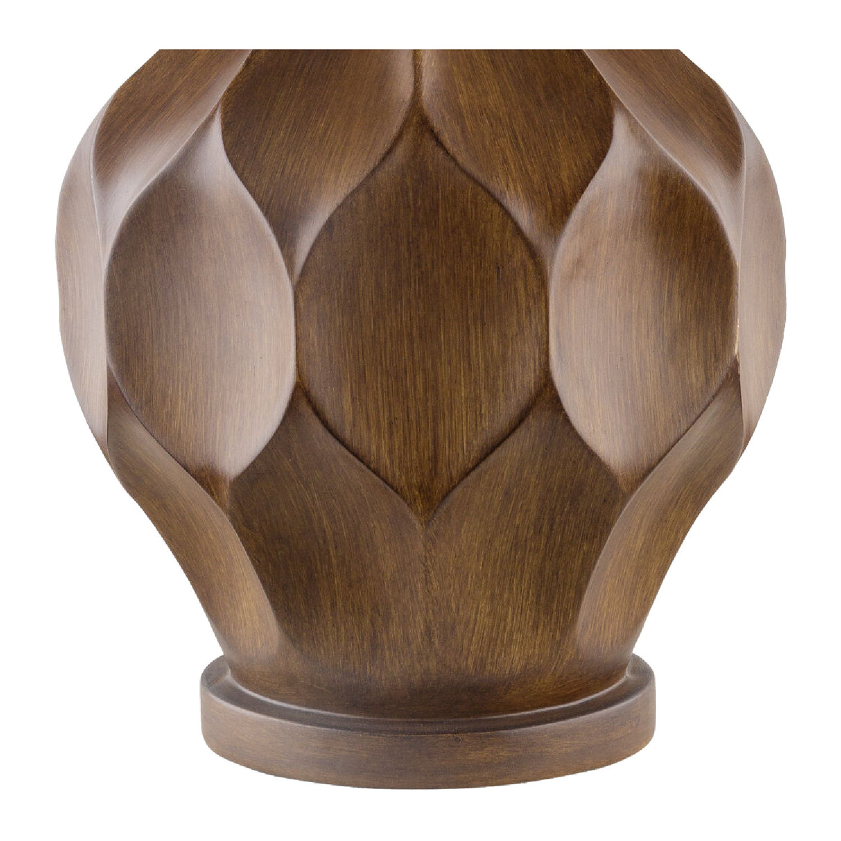 Modern European furniture - Brown Carved Accent Table Lamp - www.oroa.com | Oroa.com
