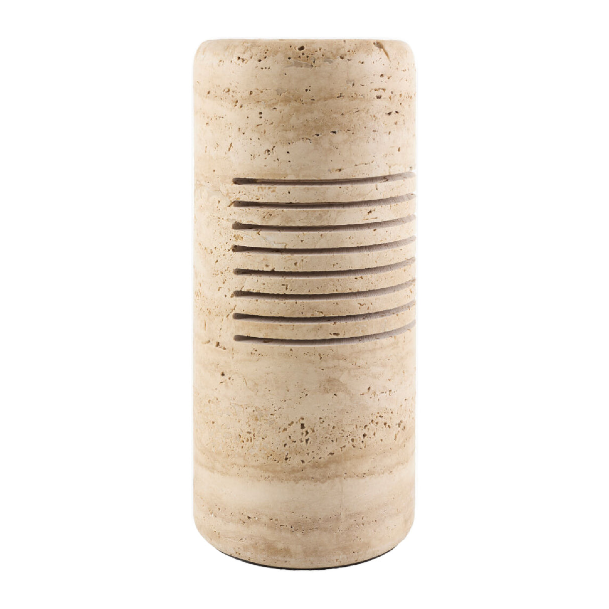 Modern European furniture - Beige Travertine Accent Table Lamp - www.oroa.com | Oroa.com