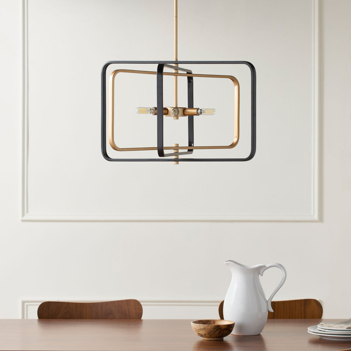 Modern European furniture - Iron Framed Chandelier - www.oroa.com | Oroa.com