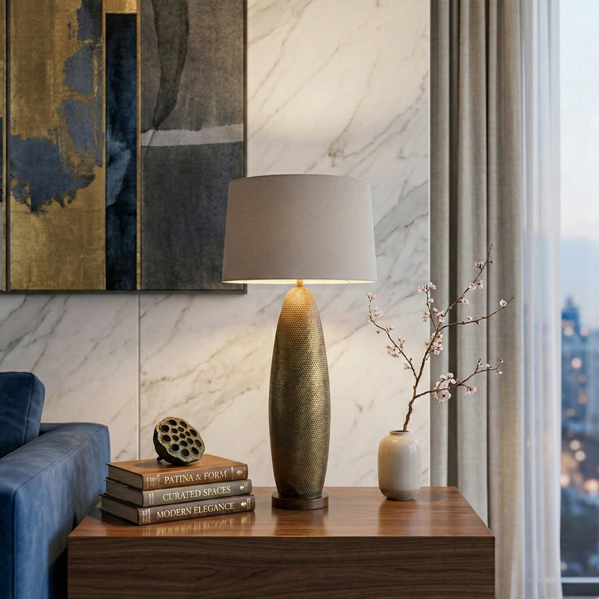 Modern European furniture - Brown Base Accent Floor Lamp - www.oroa.com | Oroa.com