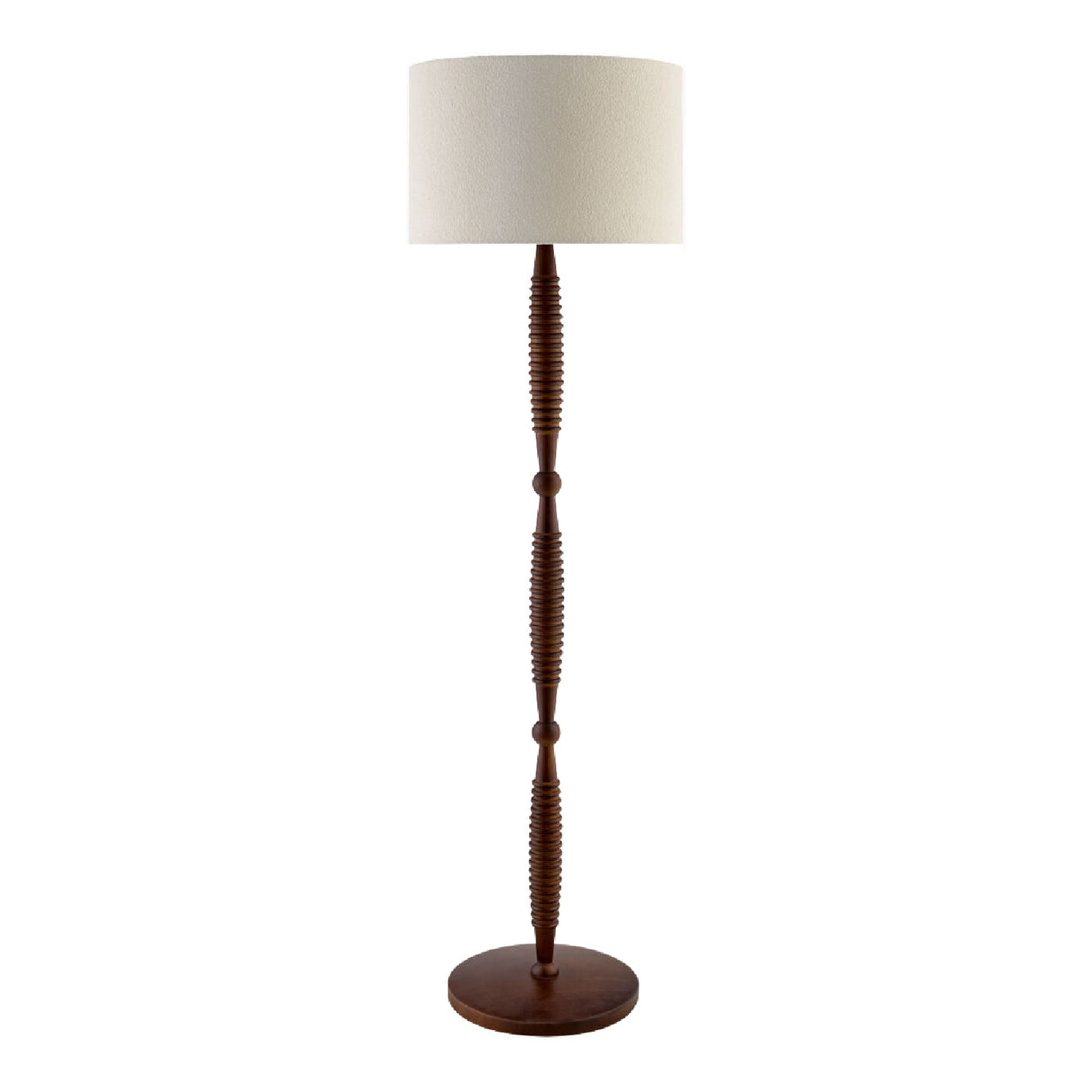 Modern European furniture - Beige Linen Accent Floor Lamp - www.oroa.com | Oroa.com