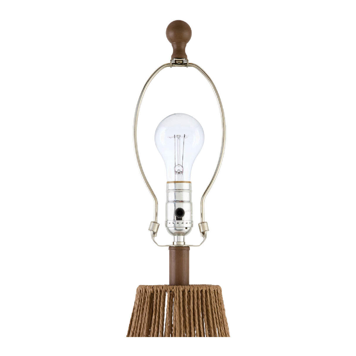 Modern European furniture - Natural Rattan Accent Floor Lamp - www.oroa.com | Oroa.com