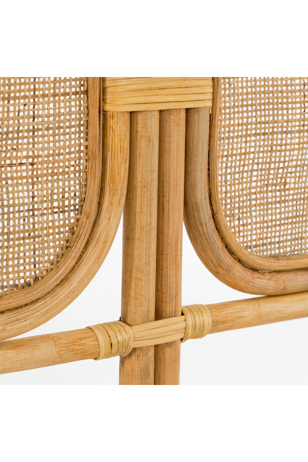 Rattan 3-Panel Queen Headboard 67" | Oroa.com