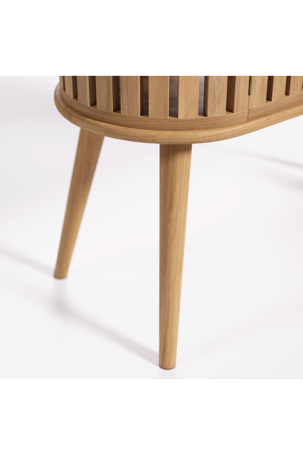 Oval Wooden Vanity Unit | Oroa.com