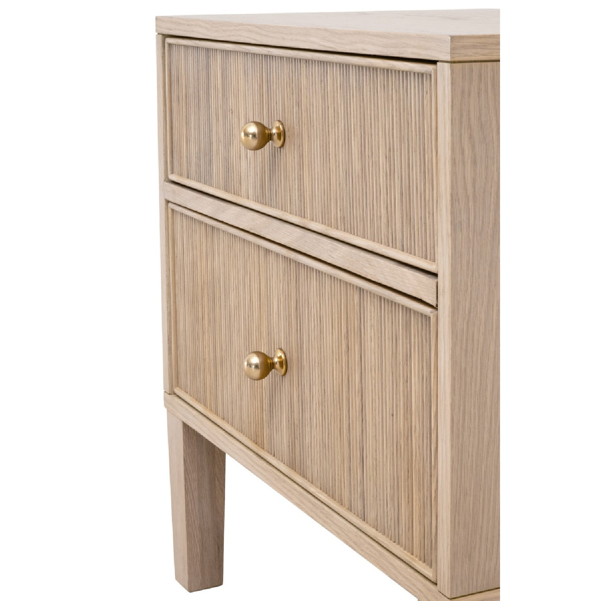 2-Drawer Oak Nightstand S | Oroa.com