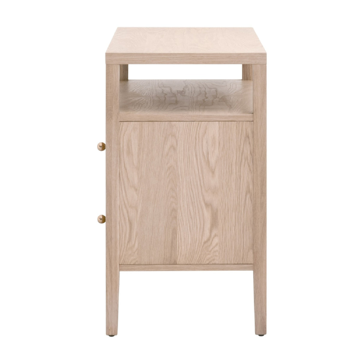 2-Drawer Oak Nightstand L | Oroa.com