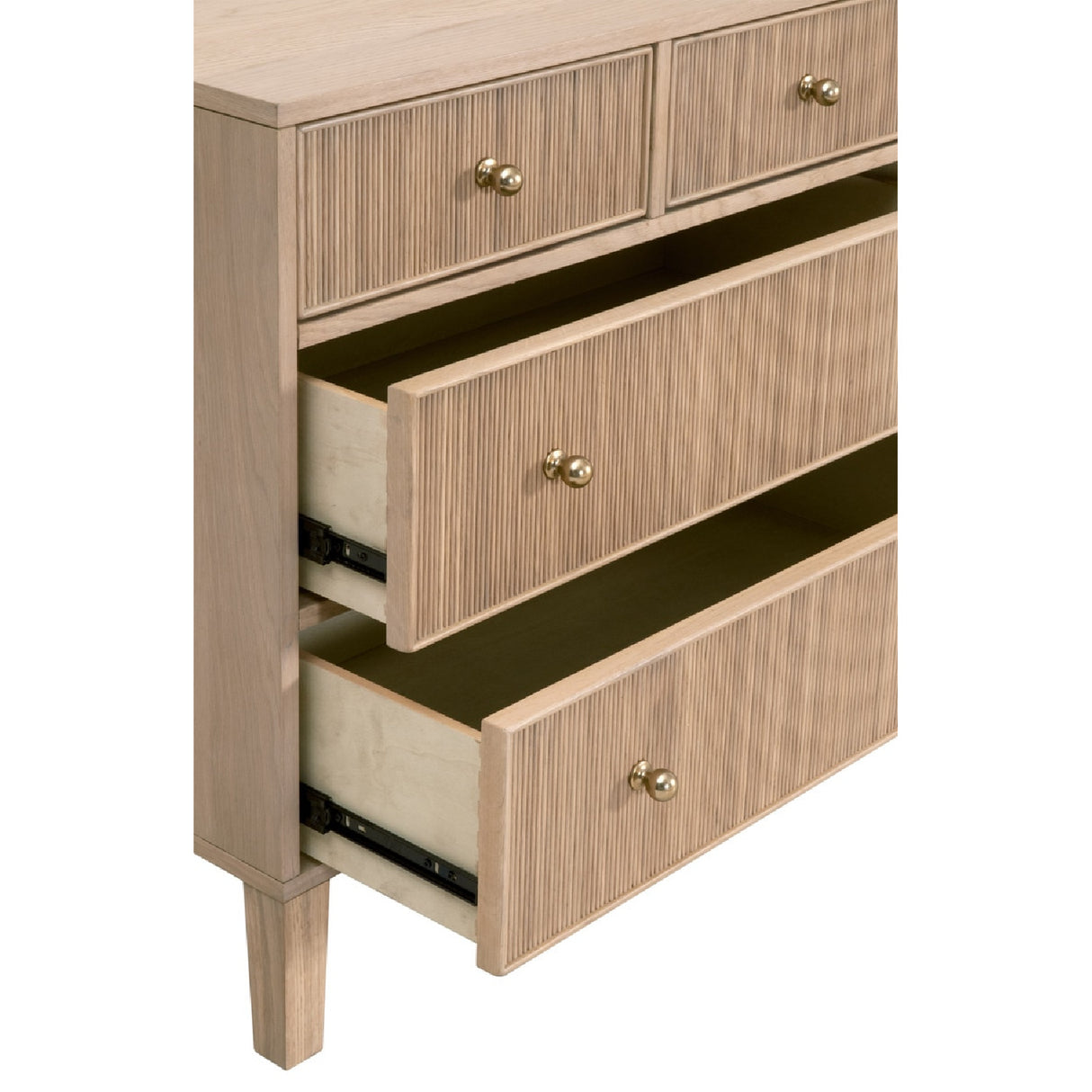 8-Drawer Oak Double Dresser | Oroa.com
