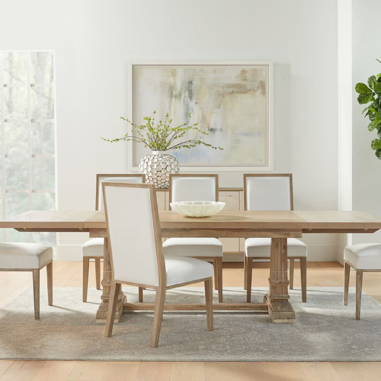 Solid Wood Framed Dining Chairs (2) | Oroa.com