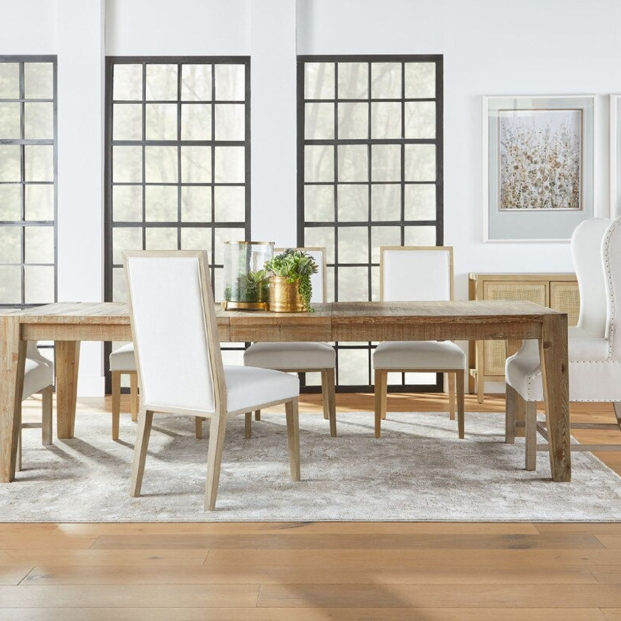 Solid Wood Framed Dining Chairs (2) | Oroa.com