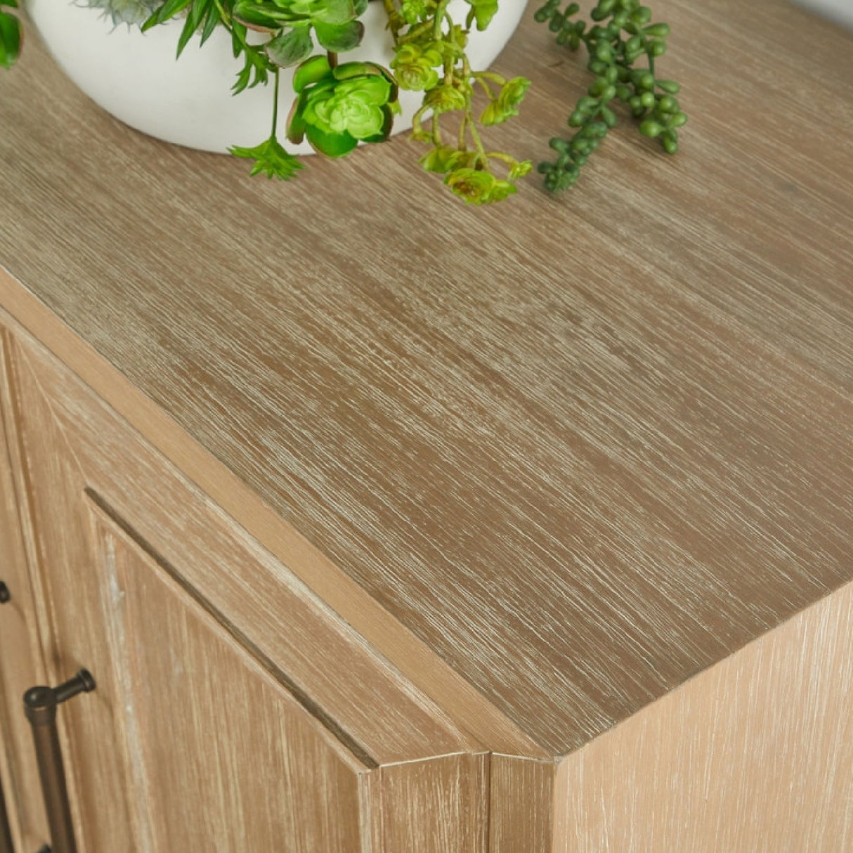 4-Door Acacia Media Sideboard | Oroa.com