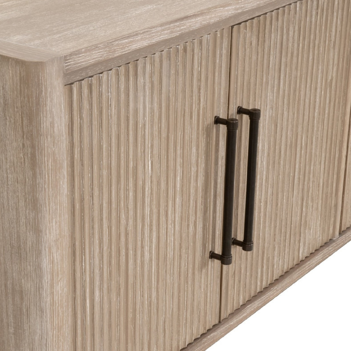 Gray Acacia 4-Door Media Sideboard | Oroa.com