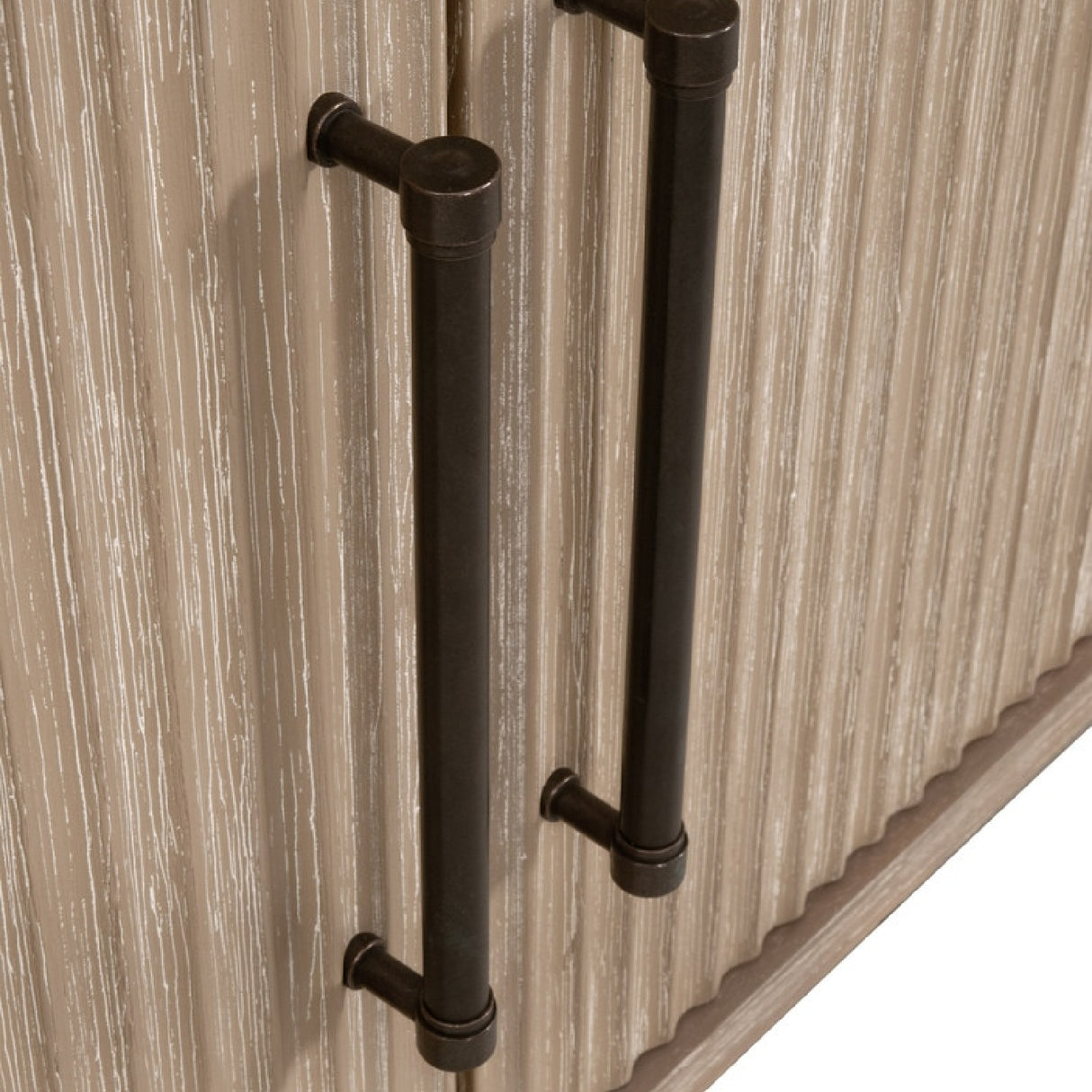 Gray Acacia 4-Door Media Sideboard | Oroa.com