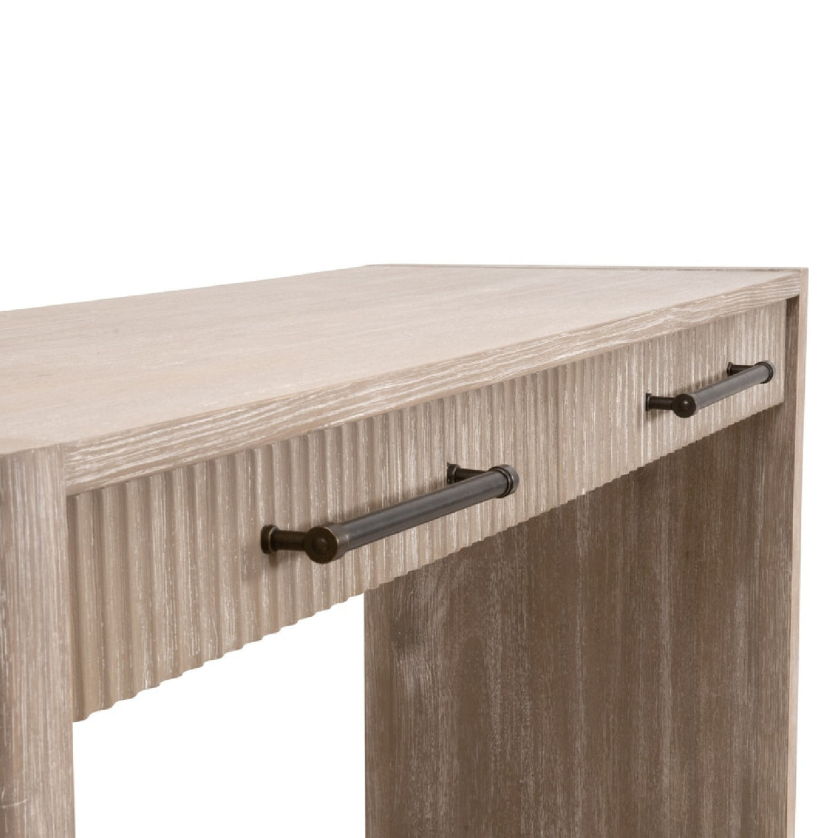 Gray Acacia 2-Drawer Console Table | Oroa.com