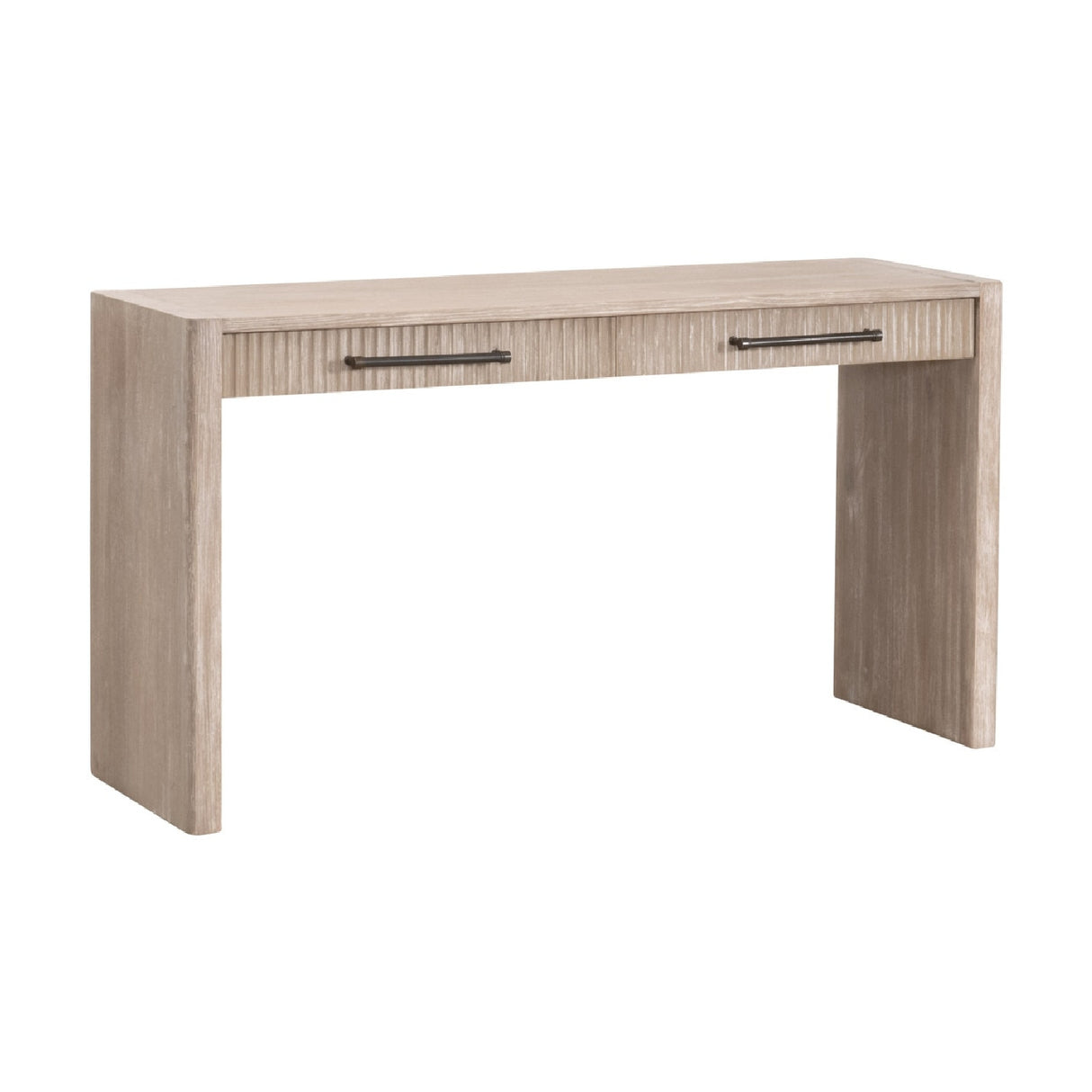 Gray Acacia 2-Drawer Console Table | Oroa.com