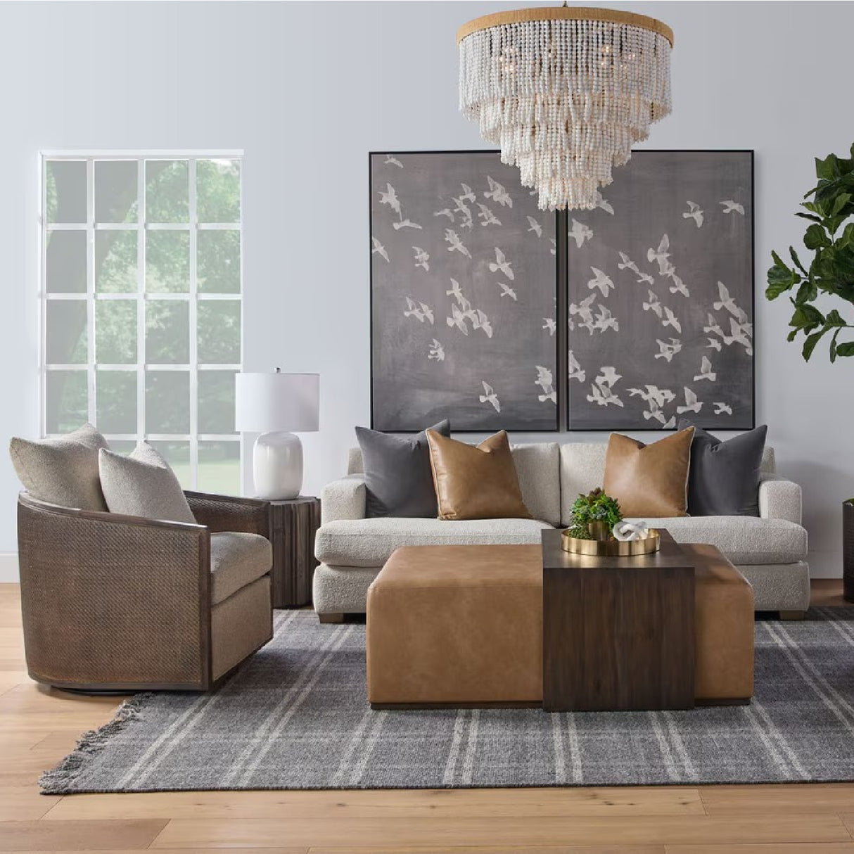 Acacia Upholstered Coffee Table | Oroa.com