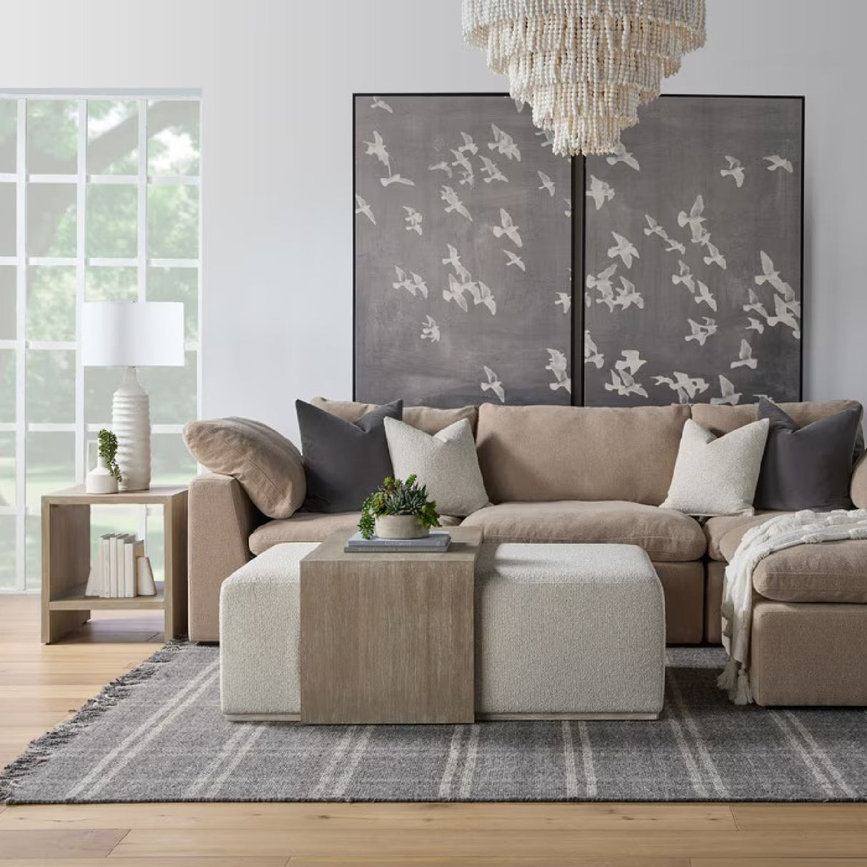Acacia Upholstered Coffee Table | Oroa.com