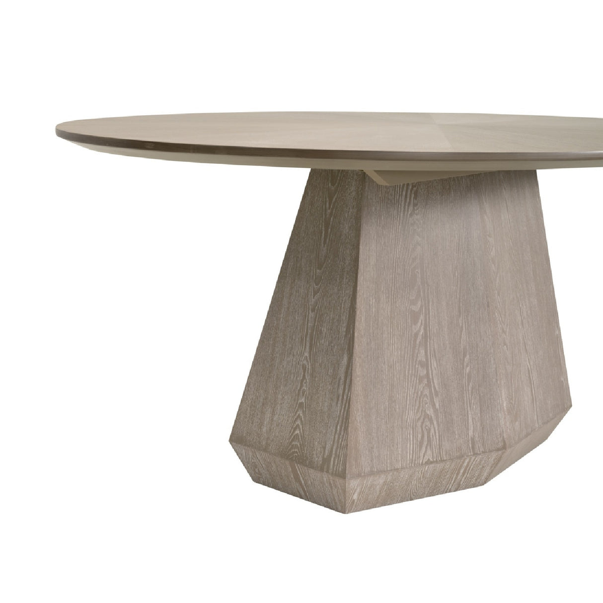 Oval Gray Ash Dining Table | Oroa.com