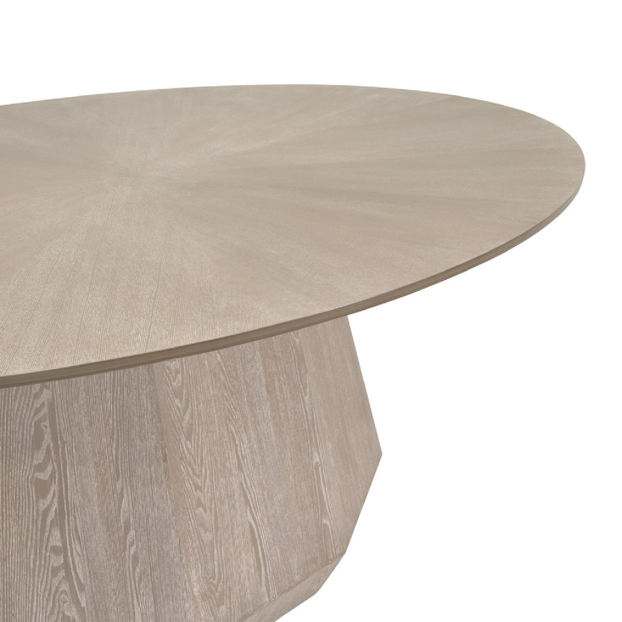 Oval Gray Ash Dining Table | Oroa.com