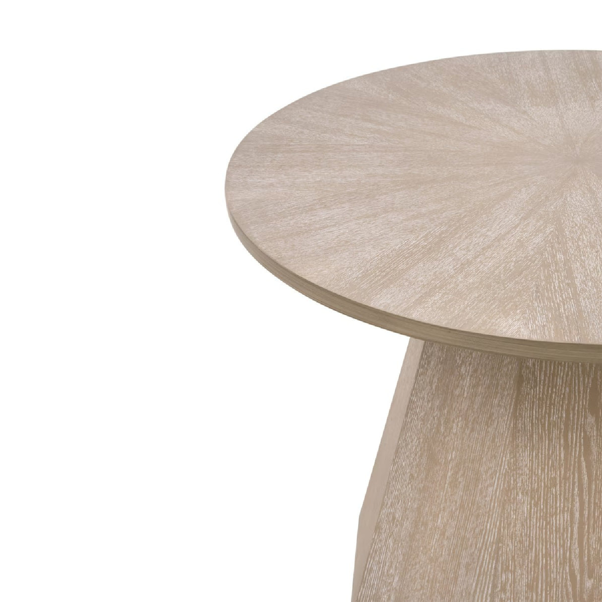 Round Wooden End Table | Oroa.com