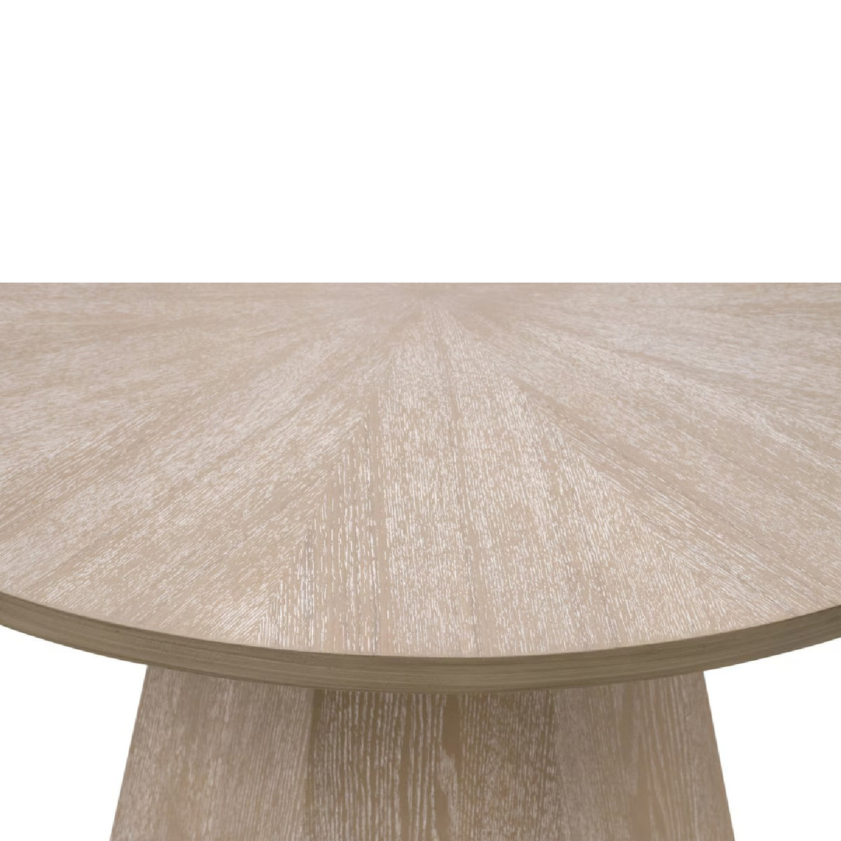 Round Wooden End Table | Oroa.com