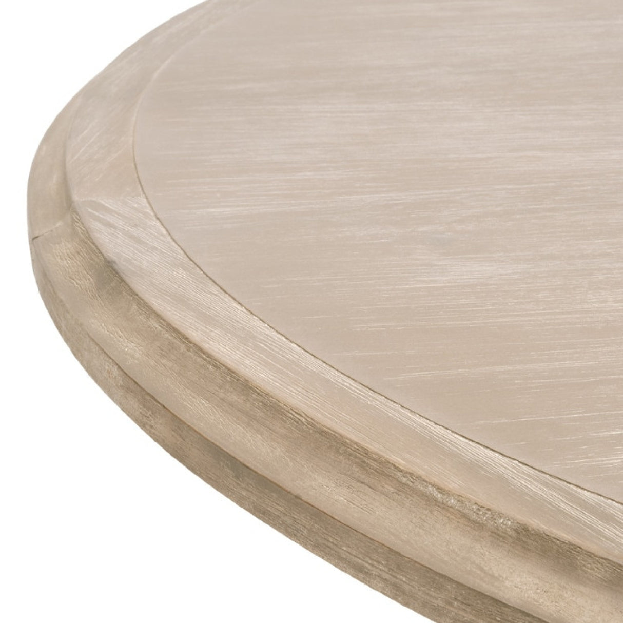 Gray Acacia Round Extendable Dining Table | Oroa.com