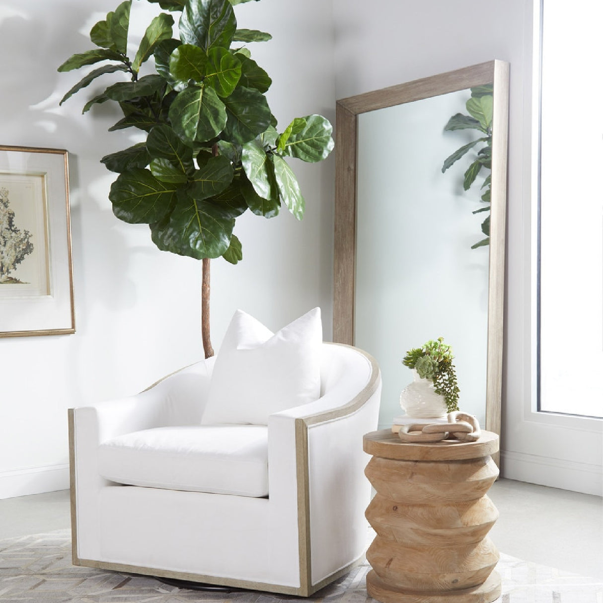 Gray Acacia Mirror | Oroa.com