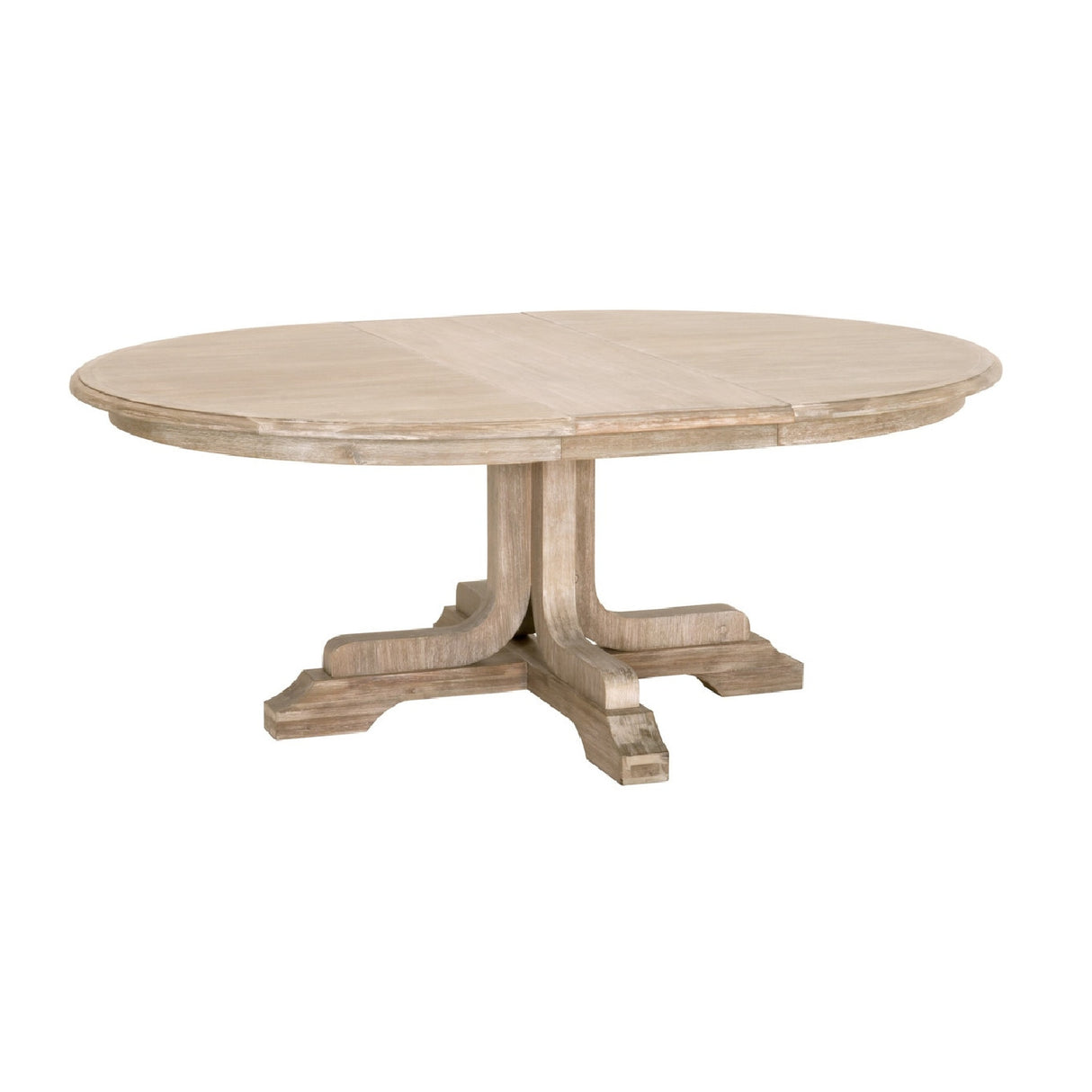 Round Acacia Extendale Dining Table | Oroa.com