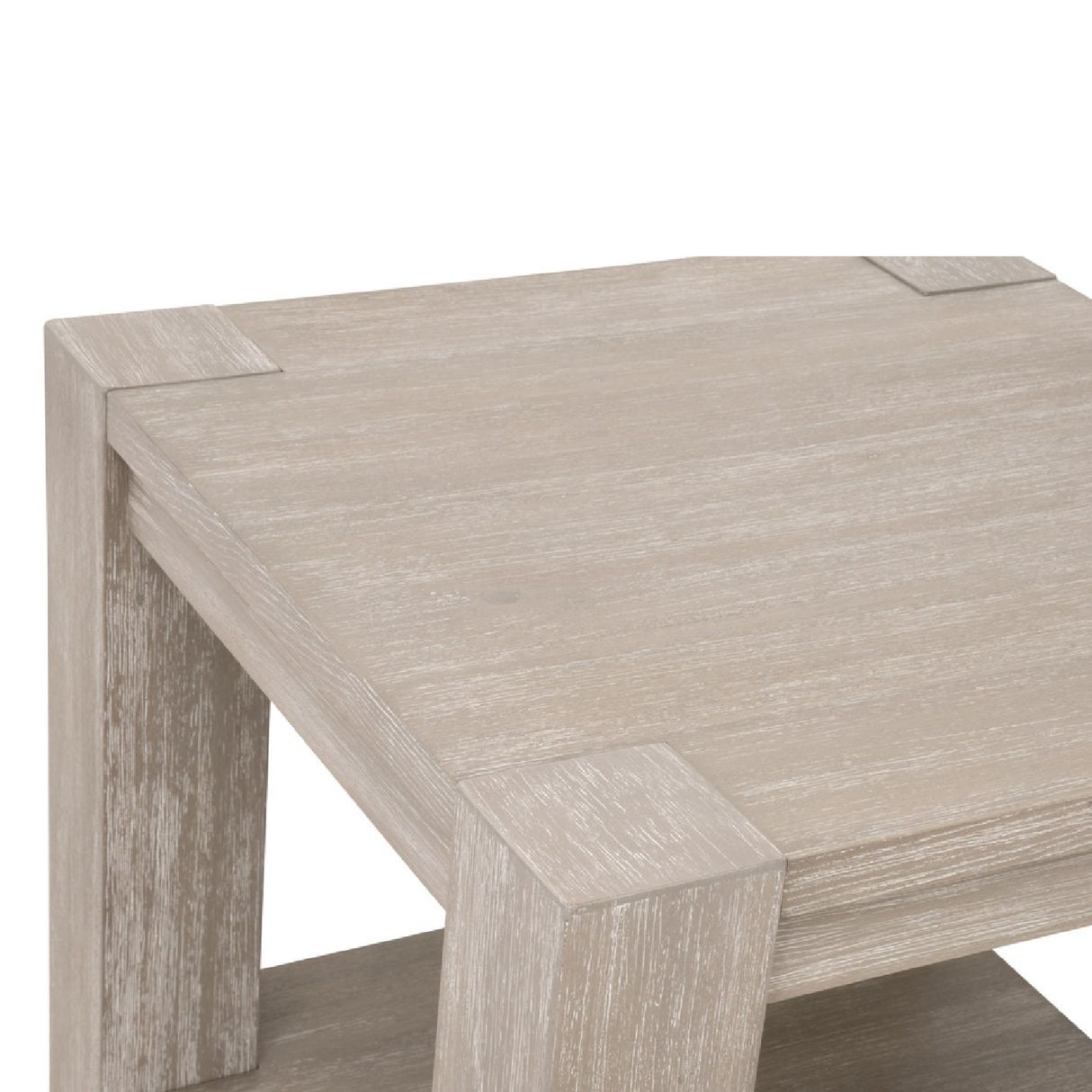 Gray Acacia Square End Table | Oroa.com