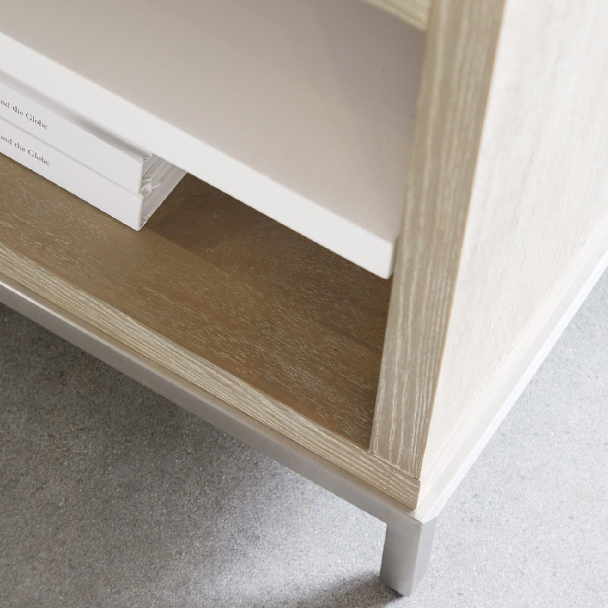 Gray Acacia 1-Drawer Nightstand | Oroa.com