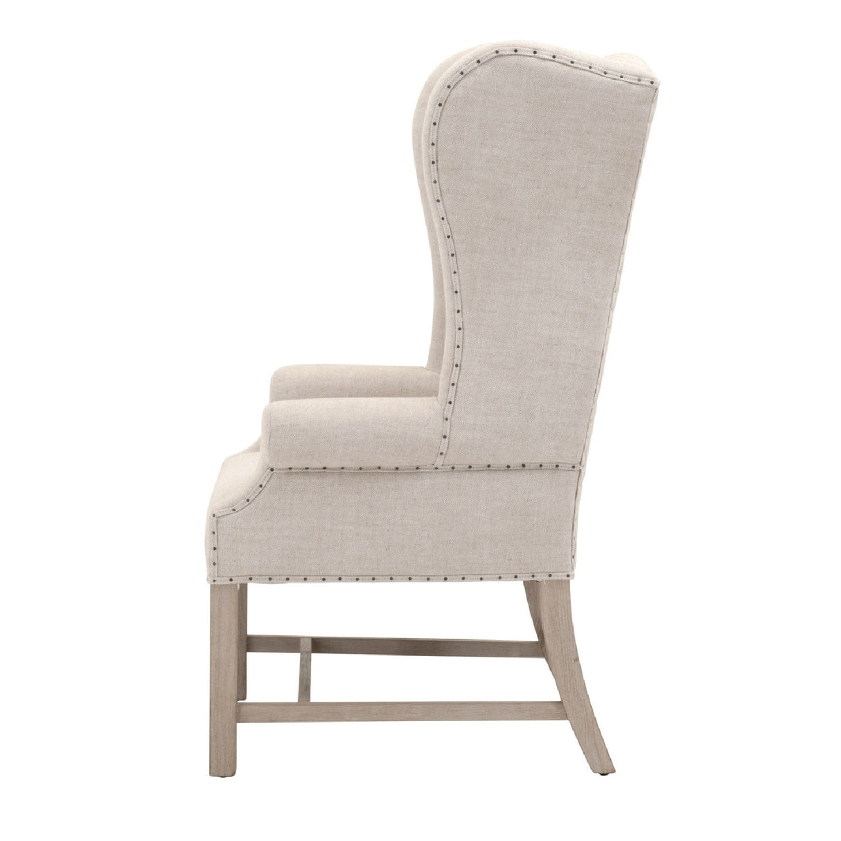 French Linen Wingback Accent Chair | Oroa.com