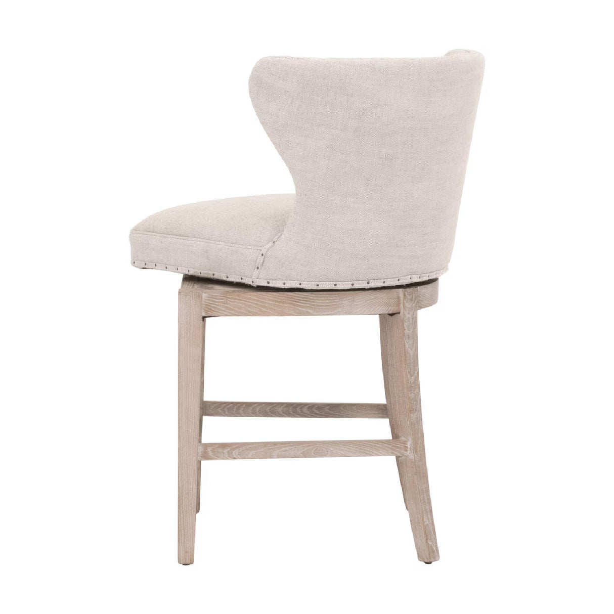 Modern European furniture - Nail Tacked Swivel Counter Stool - www.oroa.com | Oroa.com