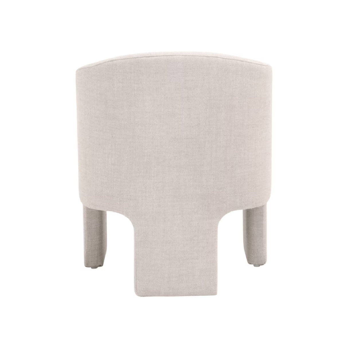 French Linen 3-Legged Accent Chair | Oroa.com