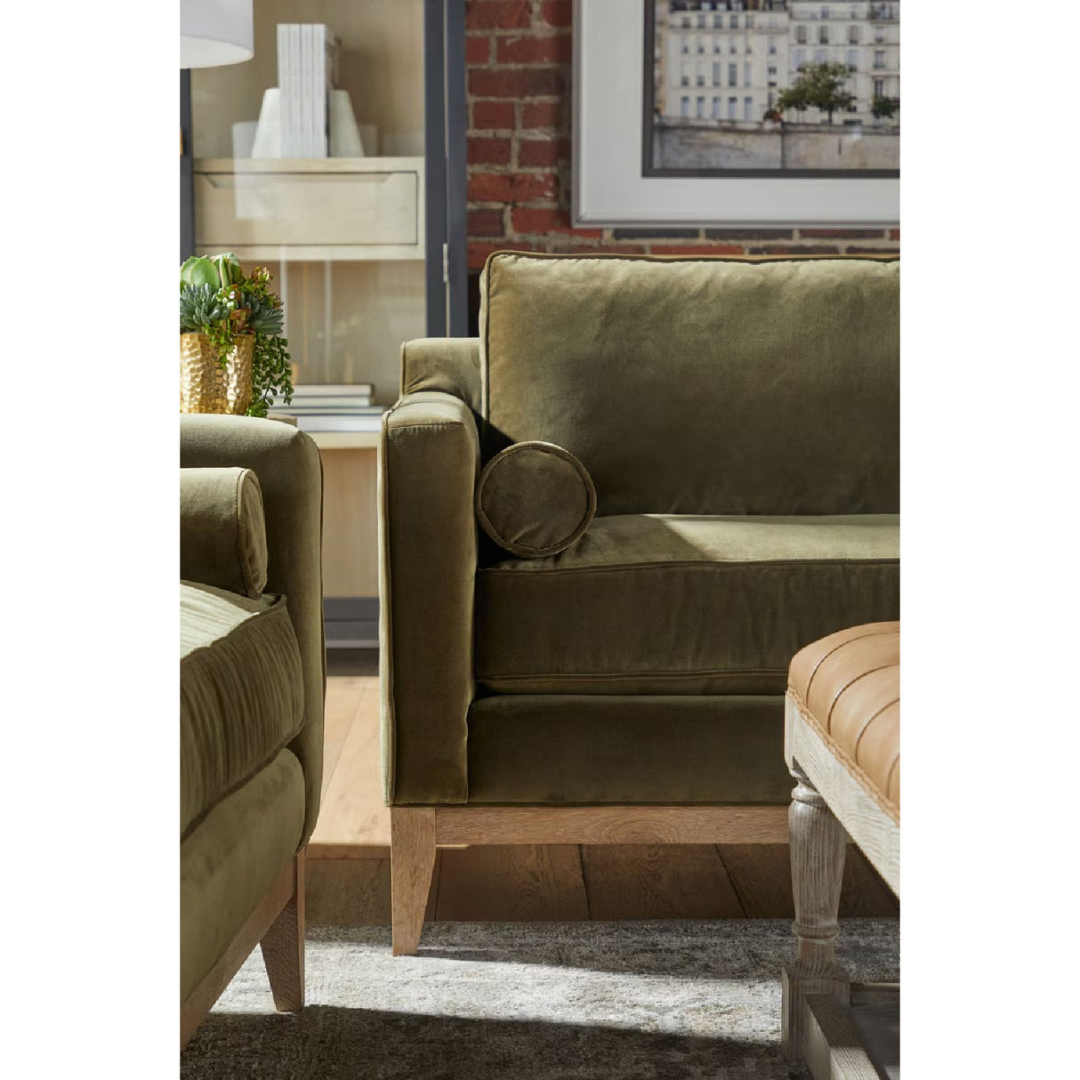 Velvet Modern Sofa | Oroa.com