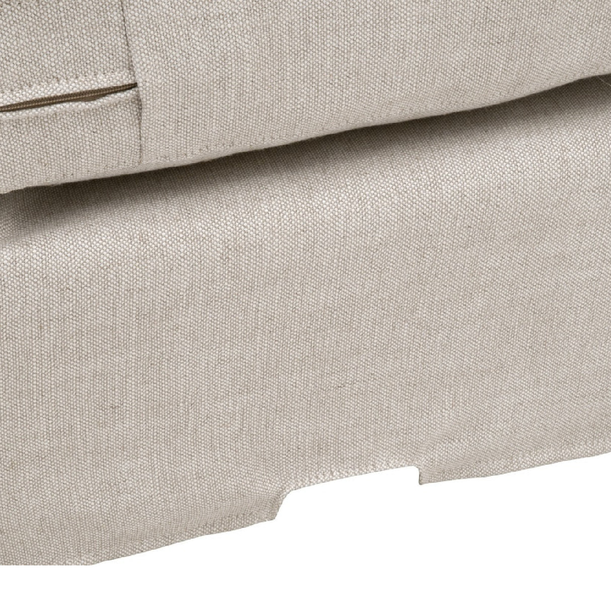 Modern European furniture - Cream Skirted Modular Accent Chair - www.oroa.com | Oroa.com