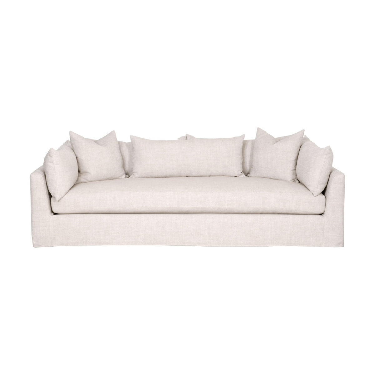 Modern European furniture - Cream Slipcover Sofa - www.oroa.com | Oroa.com