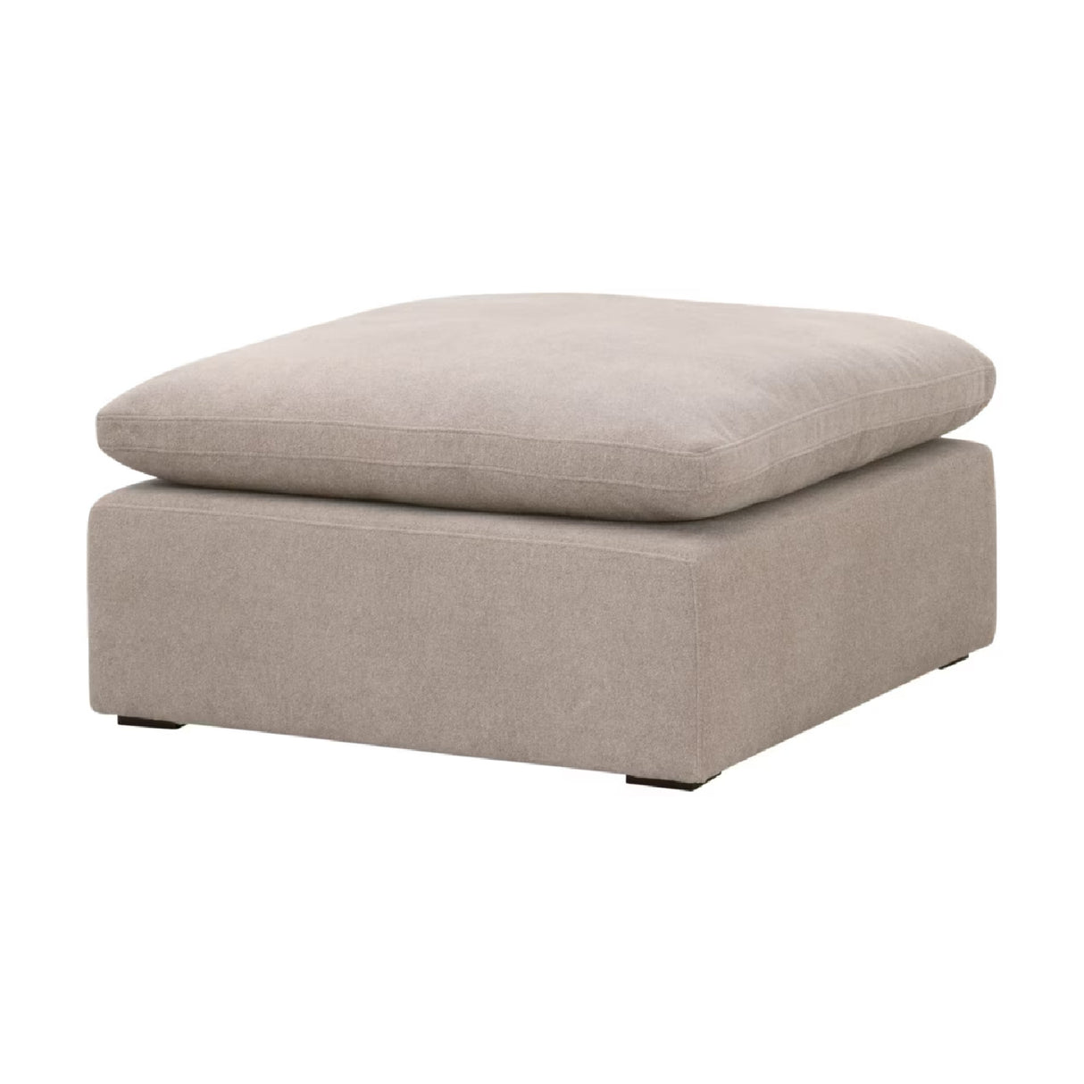 Modern European furniture - Square Cushioned Modular Ottoman - www.oroa.com | Oroa.com