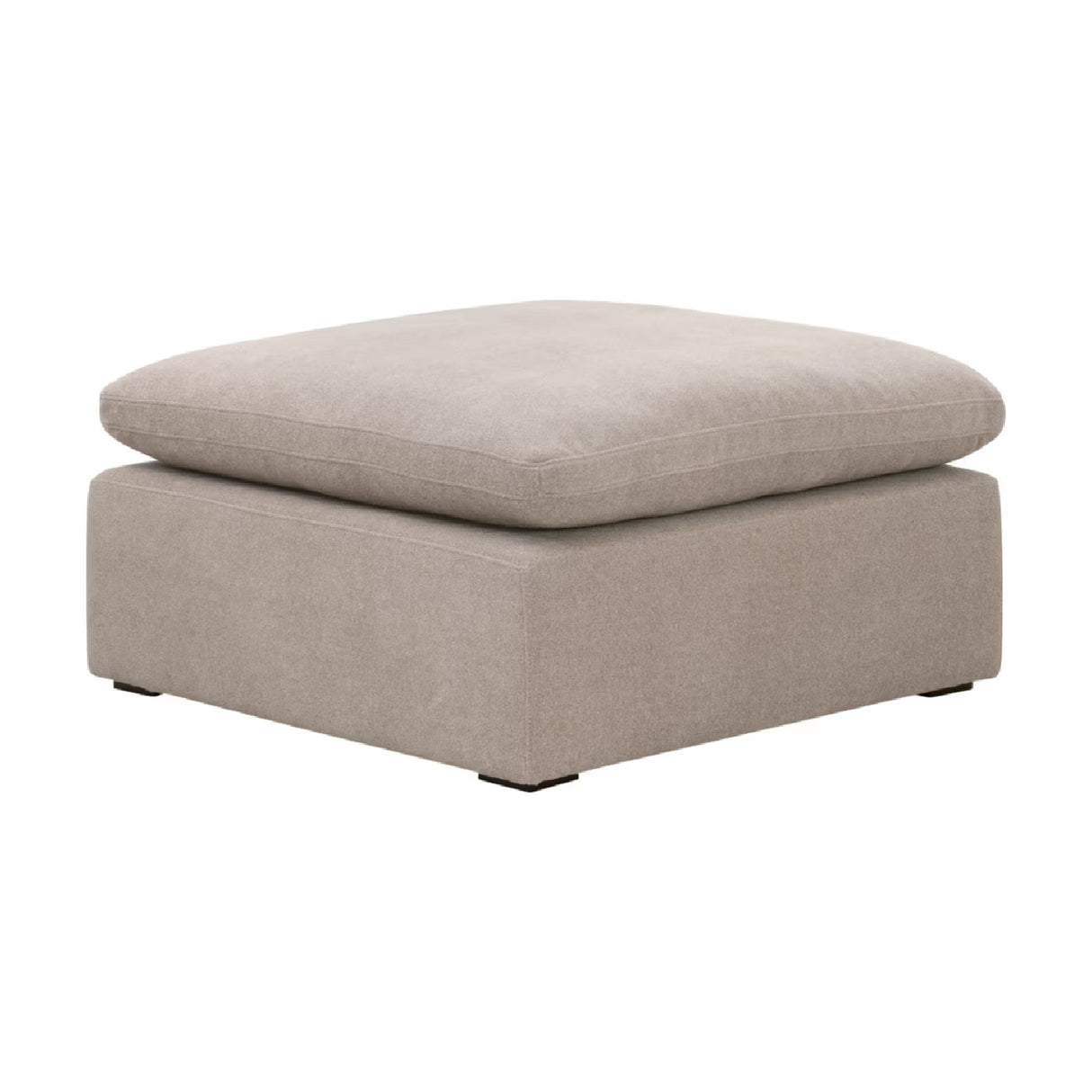 Modern European furniture - Square Cushioned Modular Ottoman - www.oroa.com | Oroa.com