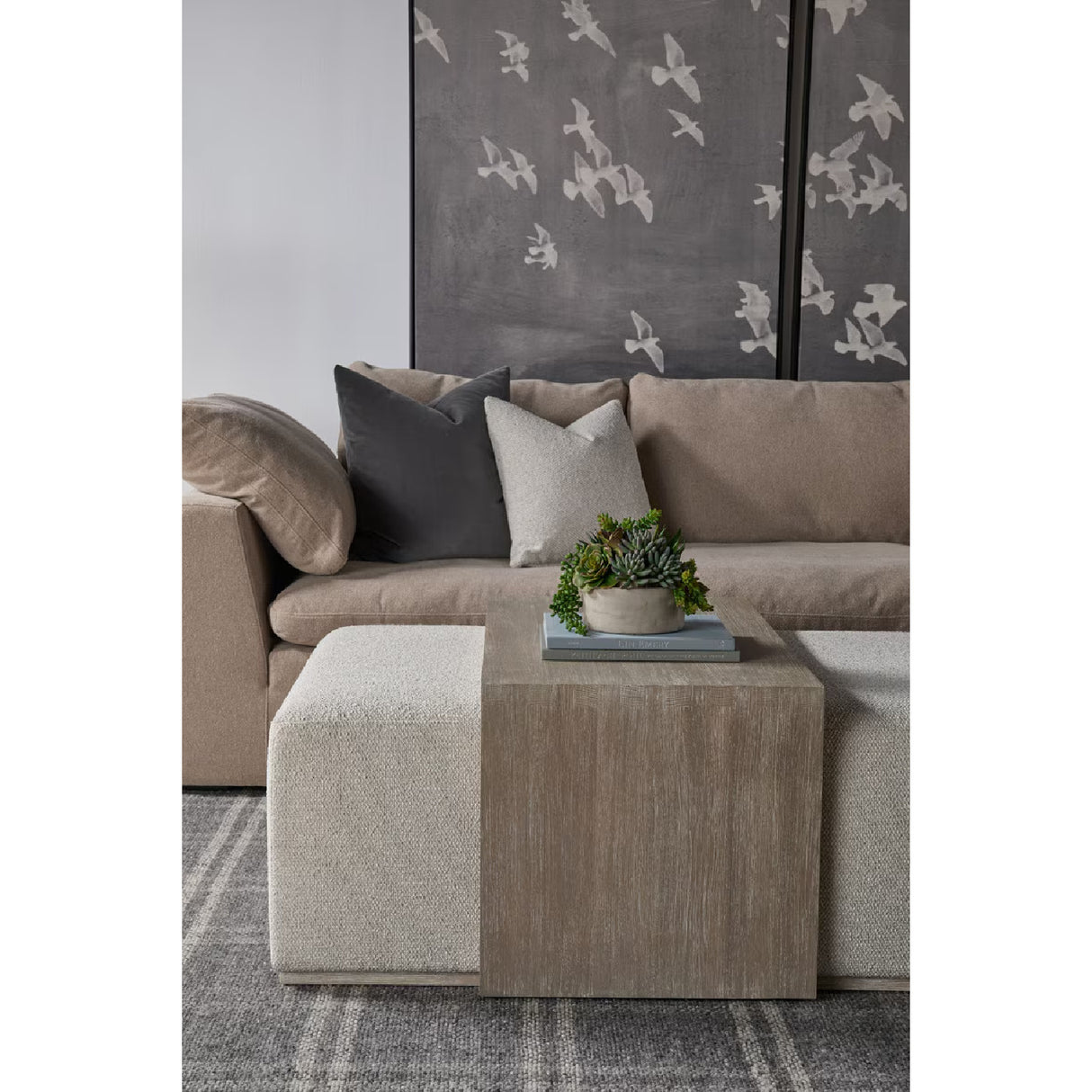 Modern European furniture - Cushioned Modular Sofa Chair - www.oroa.com | Oroa.com