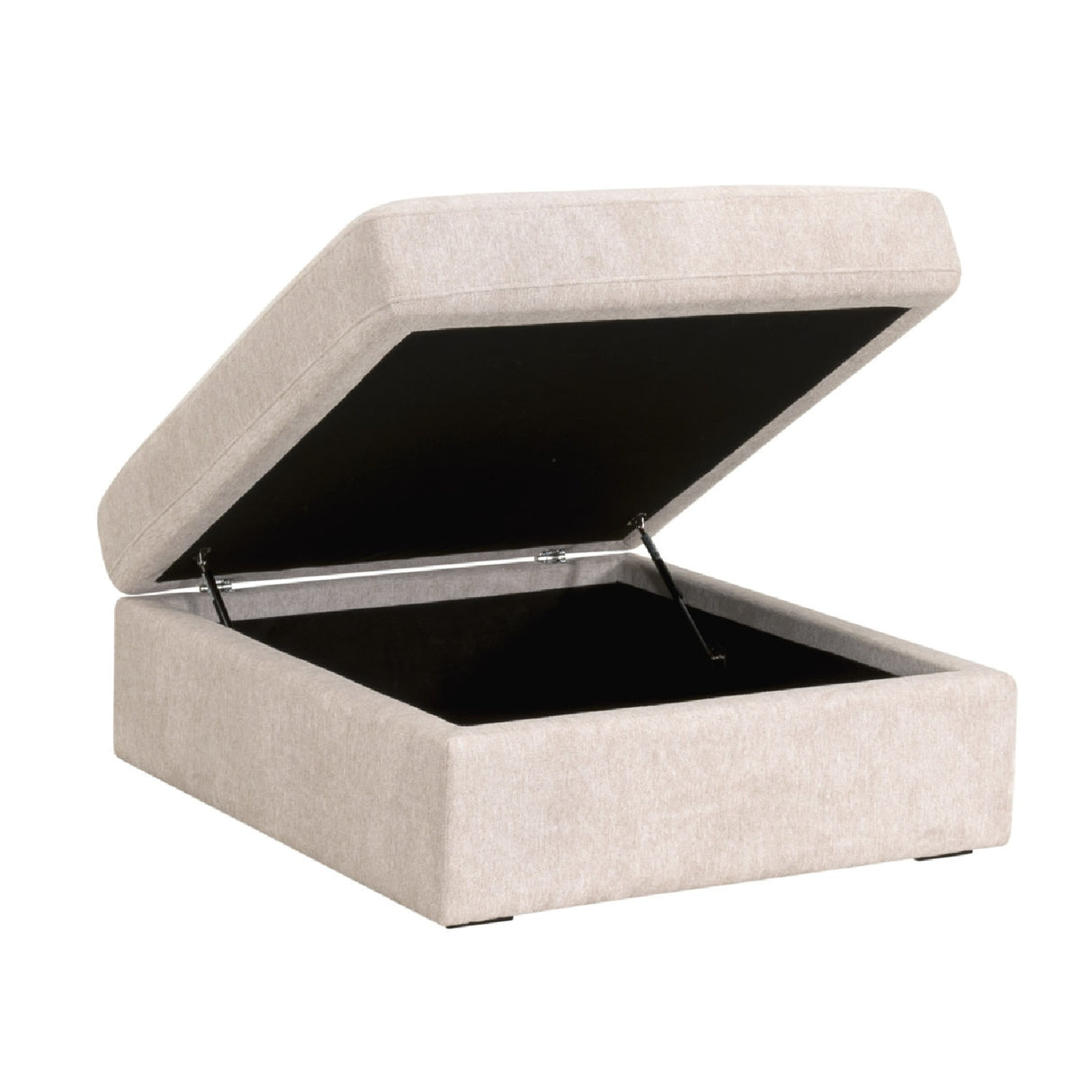 Modern European furniture - Cream Modular Storage Ottoman - www.oroa.com | Oroa.com